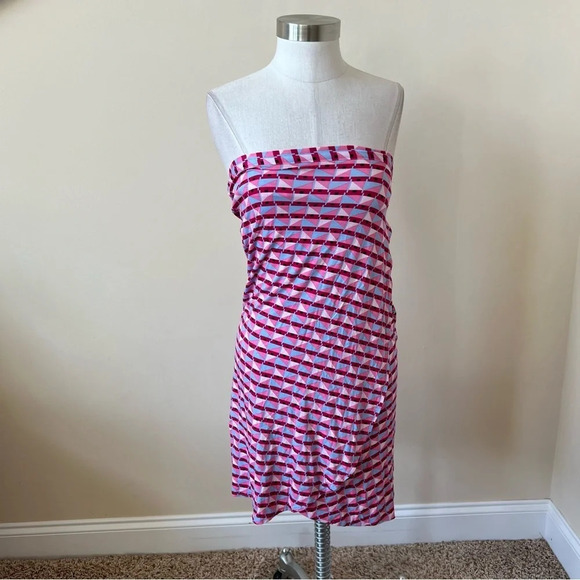 New! Free People Miss Me Convertible Dress Skirt Pink Combo NWT 13665 - Picture 8 of 16